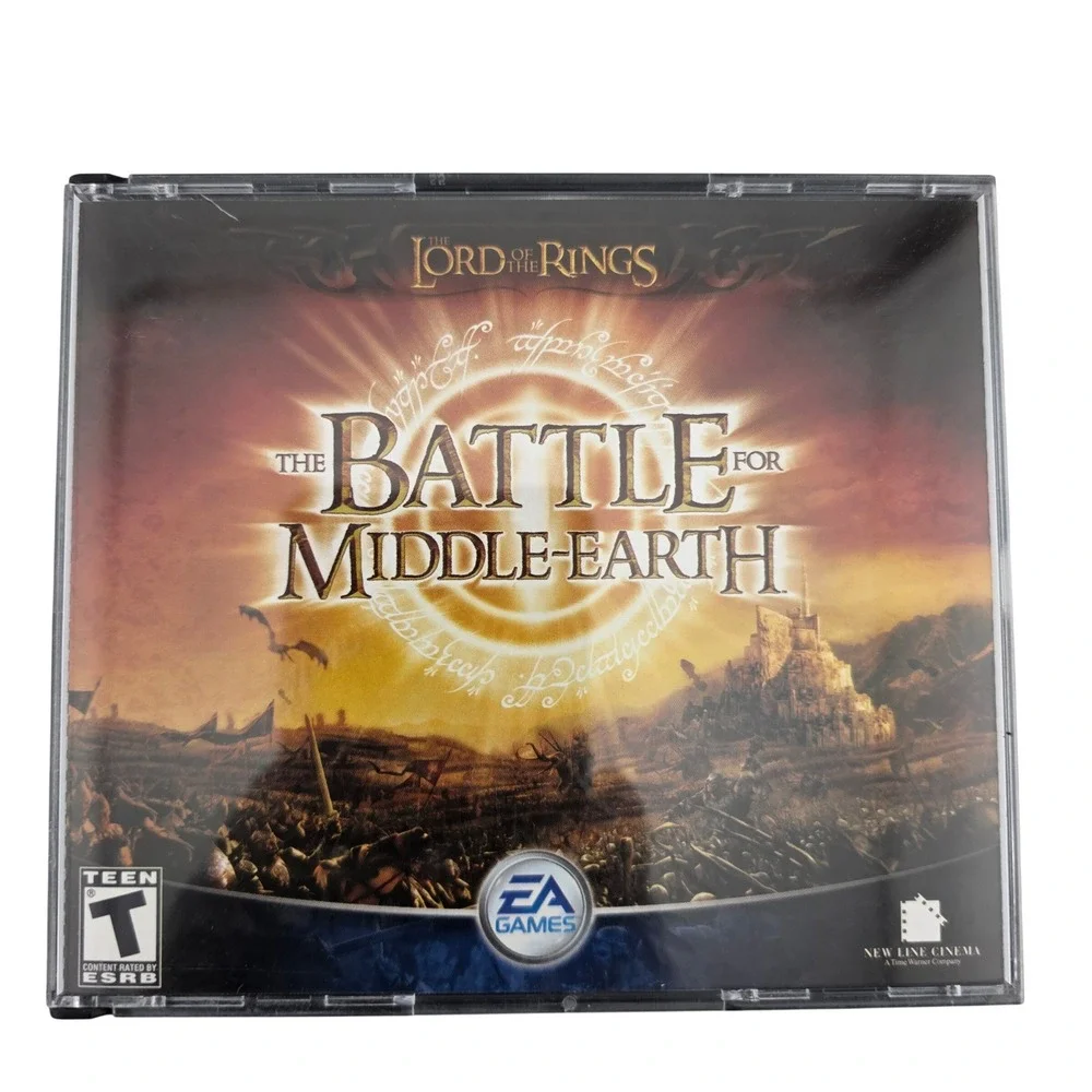 EA The‎ Lord of the Rings The Battle for Middle-Earth PC-CD 4-Disc Set FAIR